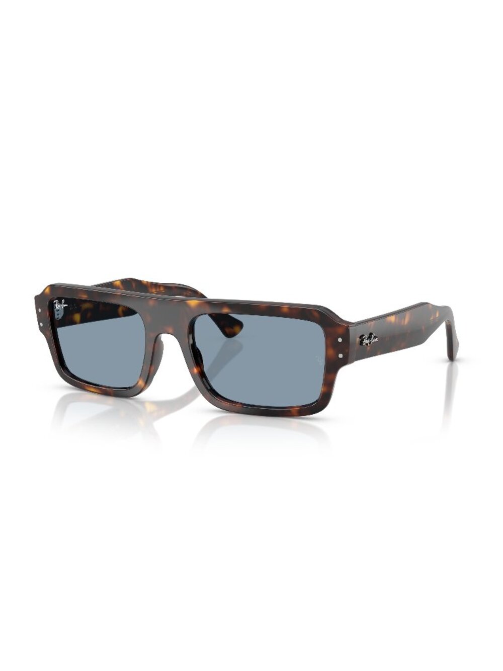 New Ray-Ban Unisex Sunglasses Havana Blue Lens Acetate Frame Ray Ban RB4454 902
